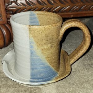 RARE FIND!!!! Signed Clyde Gobble Pottery Bacon Cooker